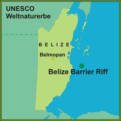 Das zweigrößte Riff der Welt in Belize ist UNESCO Welterbe